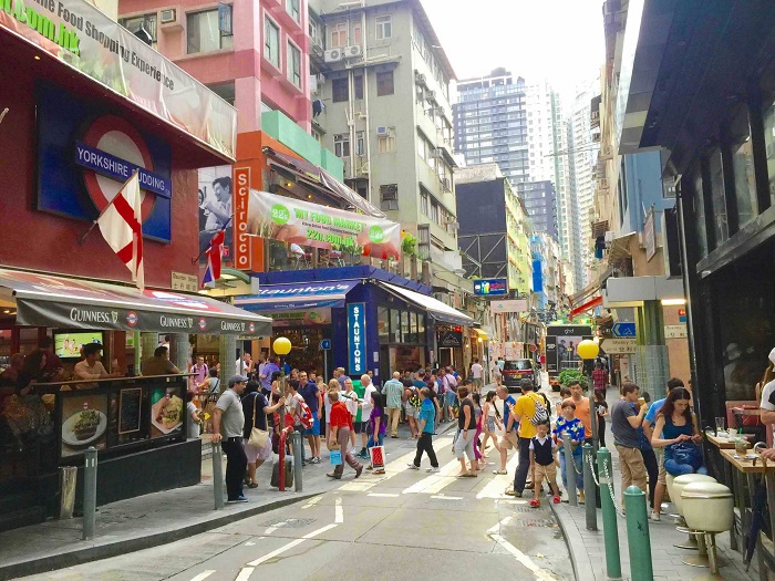 khám phá khu phố Soho Hong Kong