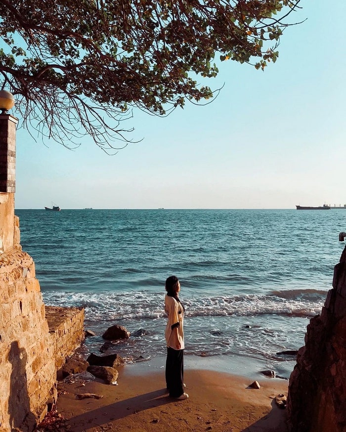 khung cảnh yên bình tại Bãi Dâu Vũng Tàu