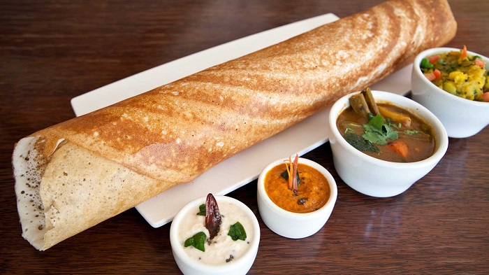 Các món ăn đặc sản Ấn Độ - Bánh Masala Dosa
