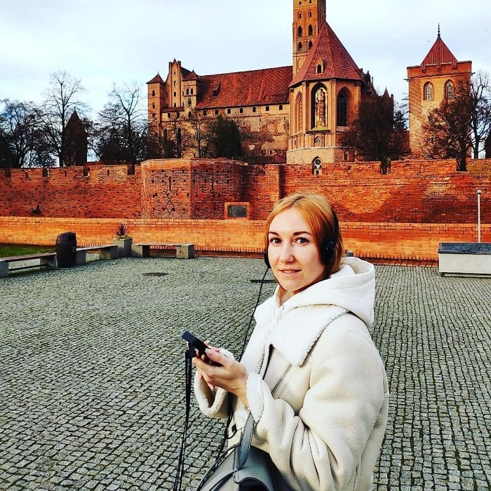 Ngắm cảnh tại tòa lâu đài Malbork Ba Lan