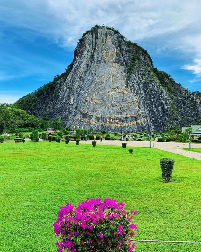 không gian ở núi Phật Vàng Pattaya 