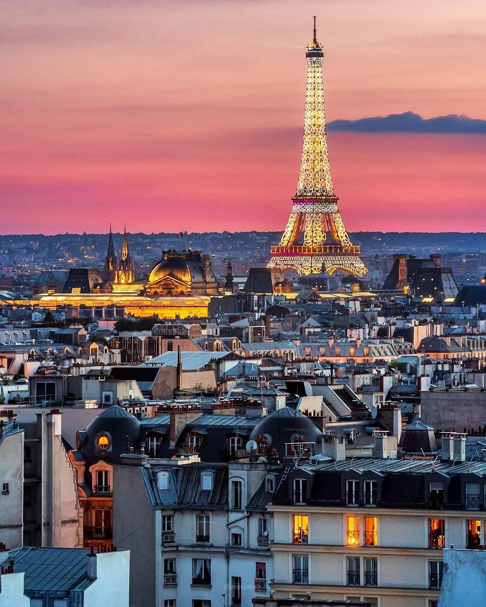 Paris là một trong 10 điểm đến hàng đầu ở Pháp bạn nên ghé thăm
