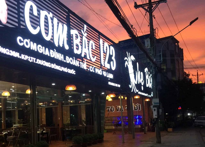 Good restaurants in Phu Quoc - Com Bac Restaurant 123