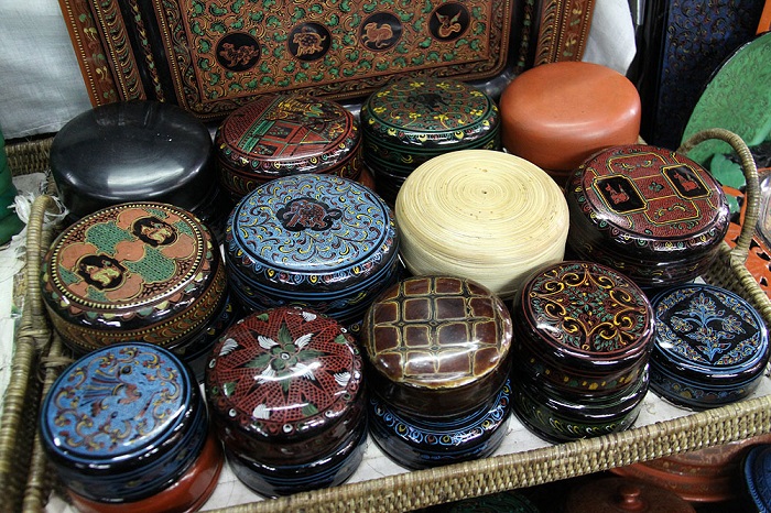 Các sản phẩm sơn mài - du lịch Myanmar mua gì làm quà