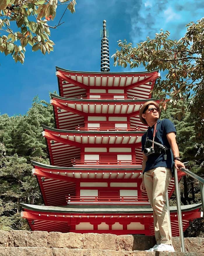 Tham quan chùa Chureito Nhật Bản 