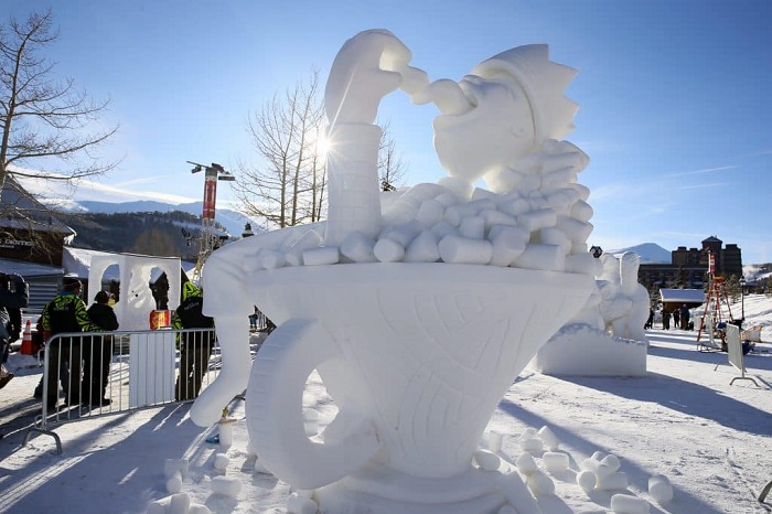 Giải vô địch điêu khắc tuyết quốc tế được tổ chức năm nay - Du lịch Breckenridge