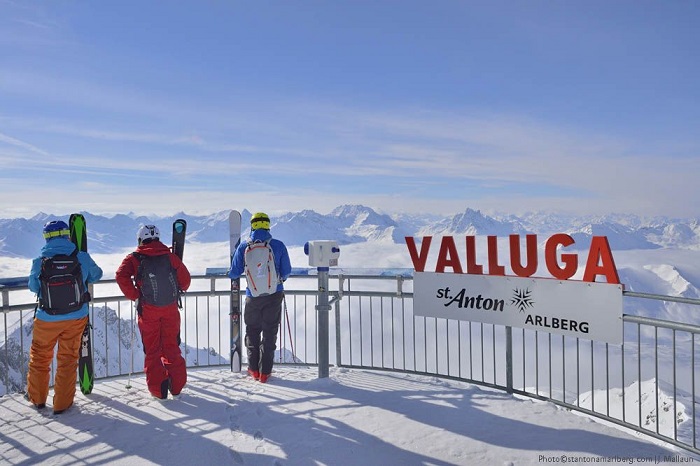 Đỉnh núi Valluga - Du lịch St Anton am Arlberg