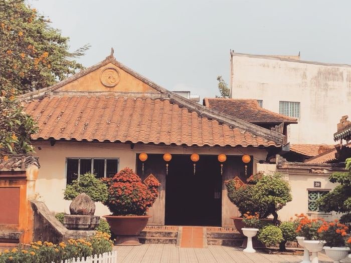 A very beautiful corner at Hoi Khanh Pagoda in Binh Duong