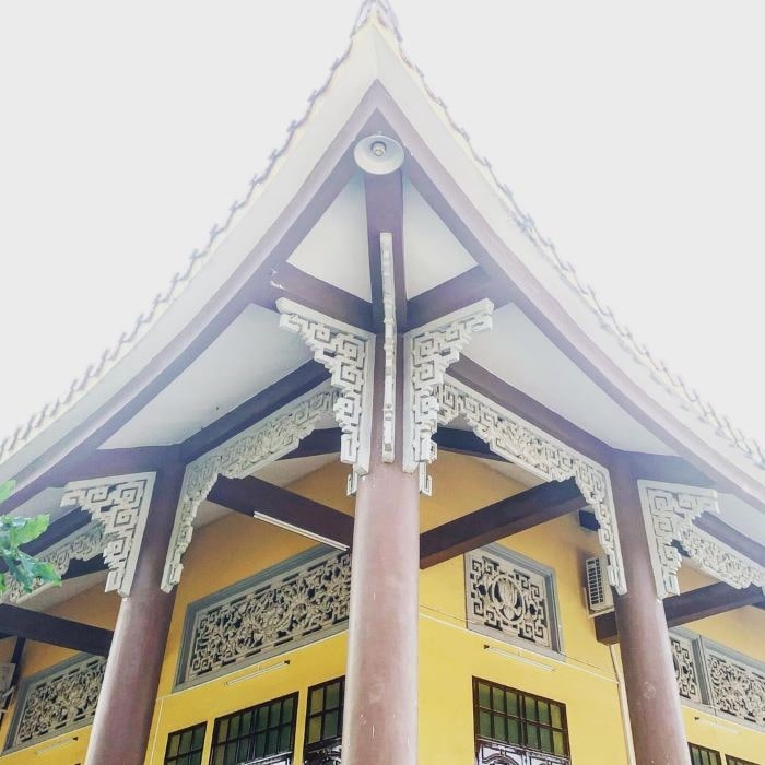 Architectural architecture of Hoi Khanh pagoda Binh Duong