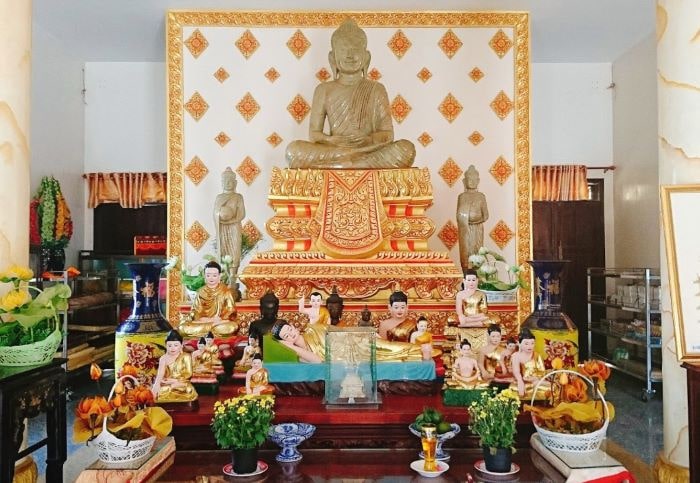 Chùa Munir Ansay chỉ thờ duy nhất Đức Phật Thích Ca Mâu Ni