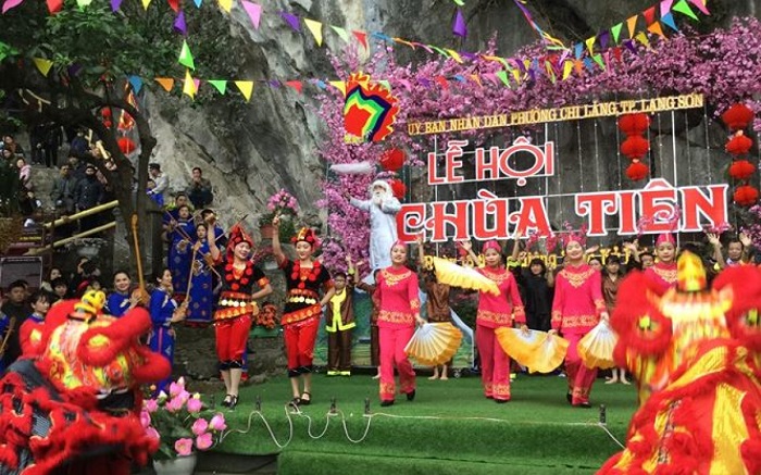 lễ hội ở di tích chùa Tiên Lạng Sơn