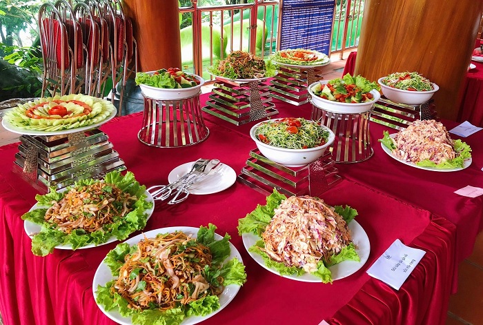 đồ ăn dưỡng sinh - sức hút của khu du lịch Medi Thiên Sơn Hà Nội