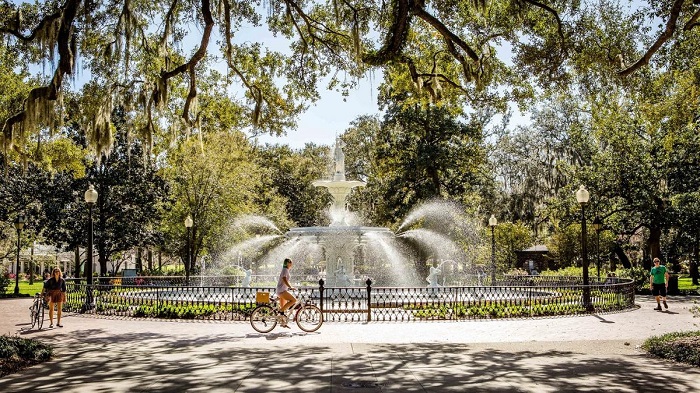Công viên Forsyth  thành phố Savannah