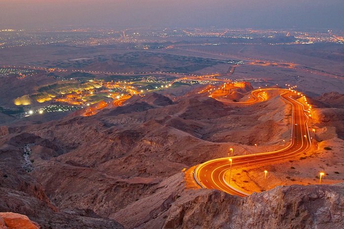Đỉnh núi Jebel Hafeet thành phố Al Ain