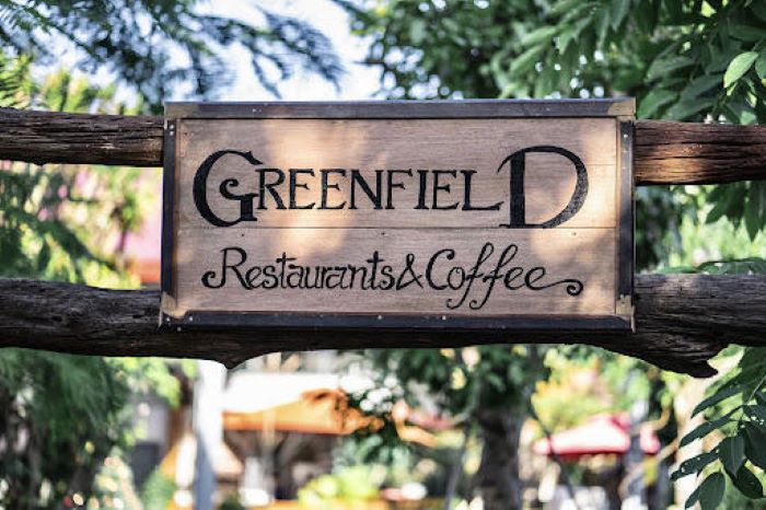 nhà hàng và cafe tại khu cắm trại Greenfield Farmstay