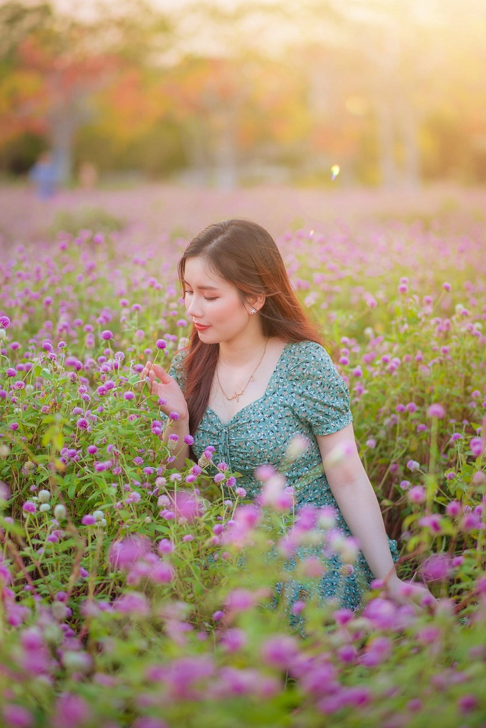 Thảo nguyên hoa Long Biên là một trong những vườn hoa đẹp ở Việt Nam 