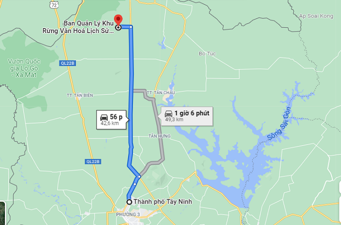 Tay Ninh Chang Riec forest - move