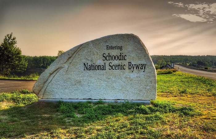 Lối vào đường vòng ngắm cảnh Schoodic Vườn quốc gia Acadia