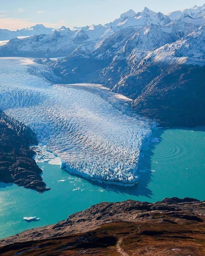 Cánh đồng băng phía bắc Patagonian Hồ General Carrera
