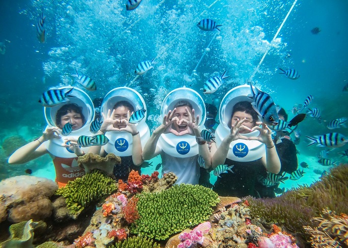 Phu Quoc undersea walking tour - book tour through hotel