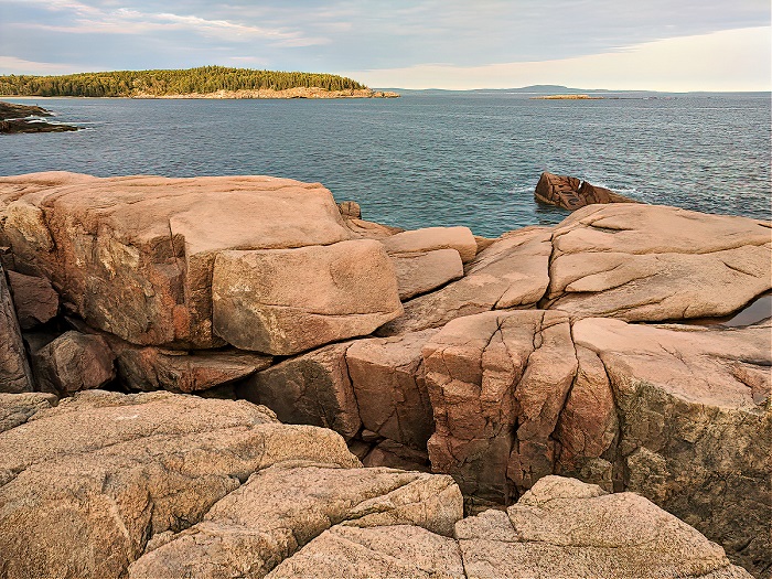 Vách đá rái cá ở Vườn quốc gia Acadia.