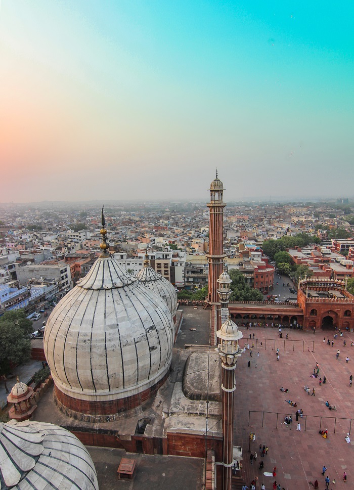 Lên tháp tại Jama Masjid - hoạt động du lịch ở Delhi