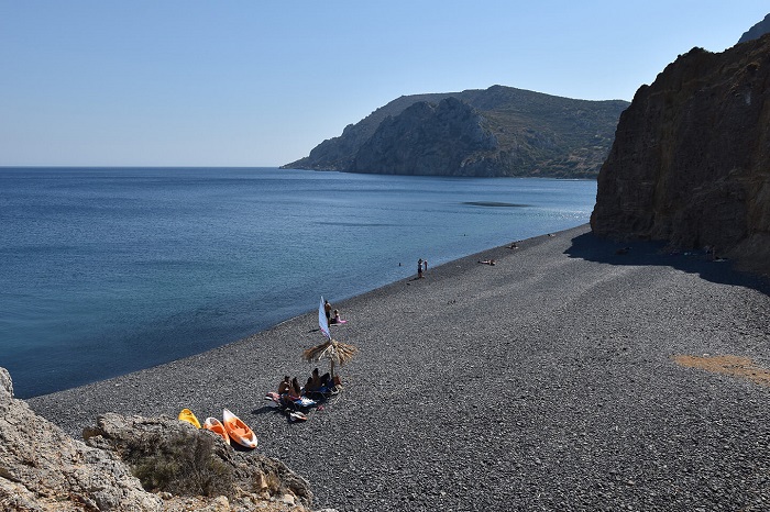  Bãi biển đen Mavra Volia đảo Chios Hy Lạp