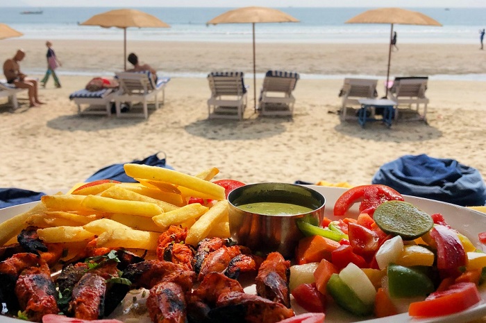 Các món hải sản trên bãi biển ở Goa - Trải nghiệm ẩm thực ở Ấn Độ