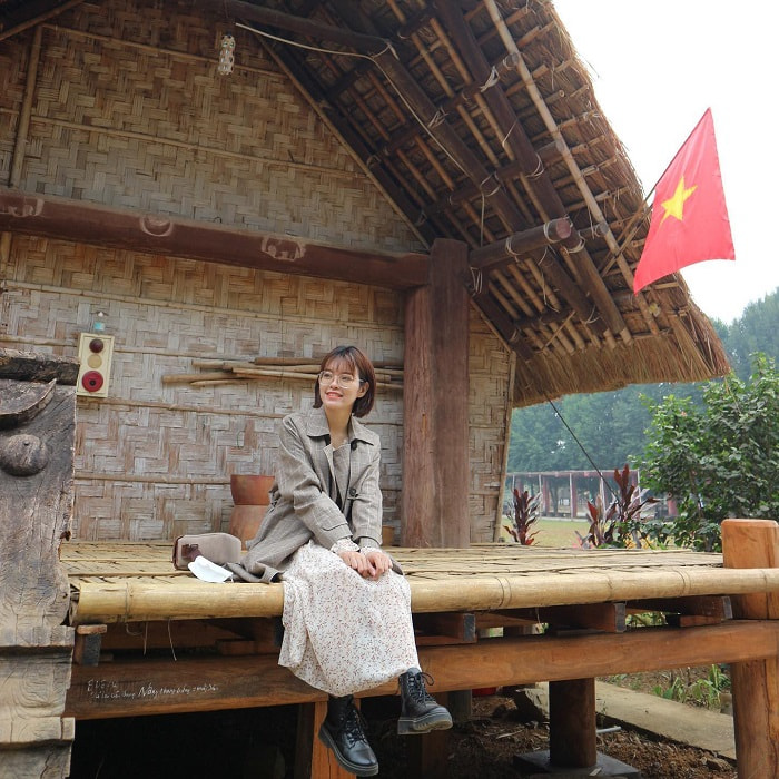 chùa Khai Nguyên Sơn Tây - làng văn hoá các dân tộc 