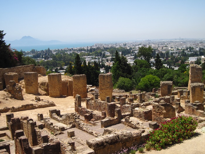 Các điểm tham quan ở thành phố Carthage Tunisia