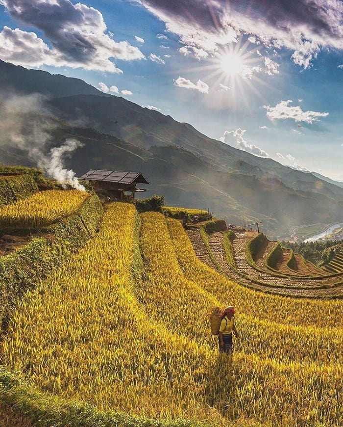 What is the best season to travel to Thanh Hoa - Pu Luong in the ripe rice season?