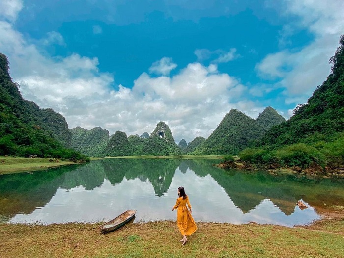 Other beautiful lakes in Cao Bang