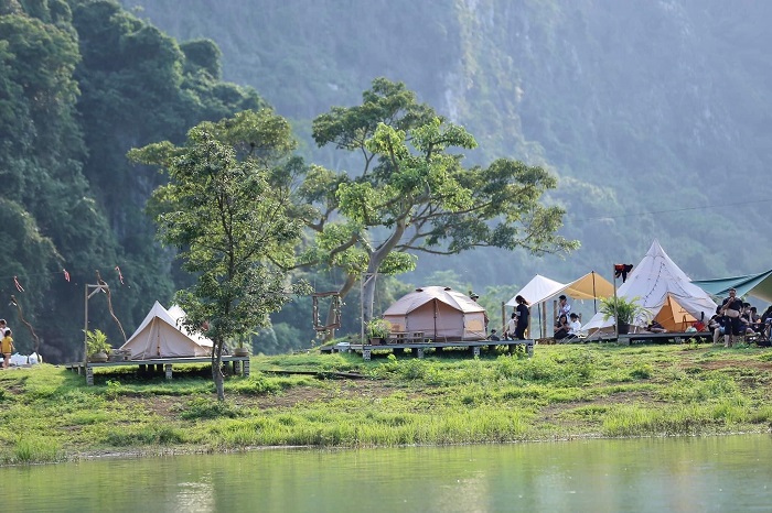 Đến hồ Nong Dùng Lạng Sơn chèo kayak, cắm trại, trút hết mọi tâm tư trong  lòng