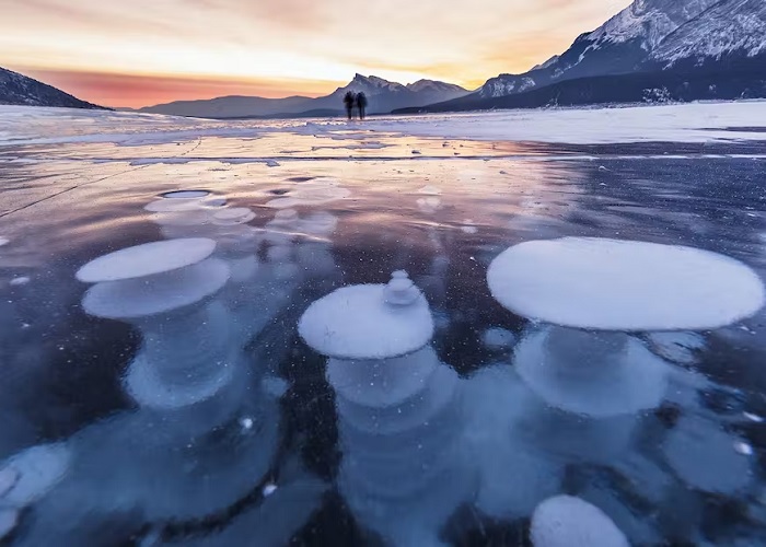 Hồ Abraham, Alberta - Những điểm đến mùa đông ở Bắc Mỹ