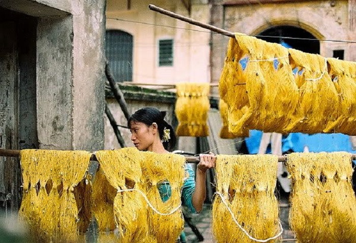 làng nghề truyền thống ở Nam Định - làng dệt tơ Cổ Chất