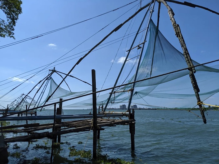 Lưới đánh cá mang tính biểu tượng của Trung Quốc - du lịch Kochi Ấn Độ