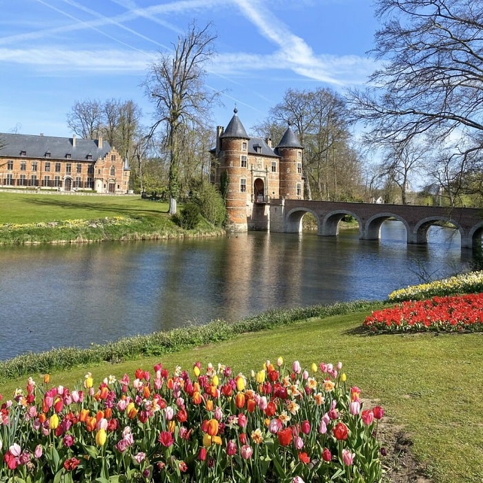 Top những lâu đài đẹp ở Bỉ - Lâu đài Groot Bijgaarden 