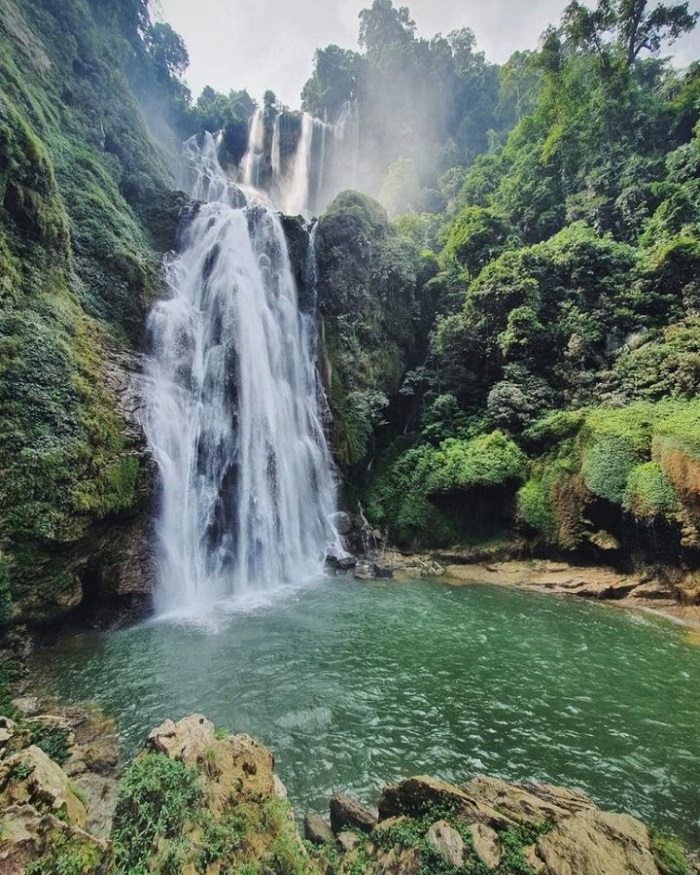 Vẻ đẹp của thác Nậm Me Tuyên Quang 