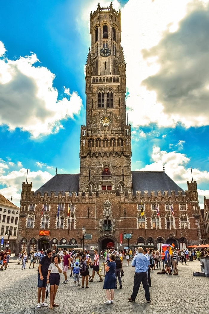 Lịch sử của tháp chuông Bruges Bỉ