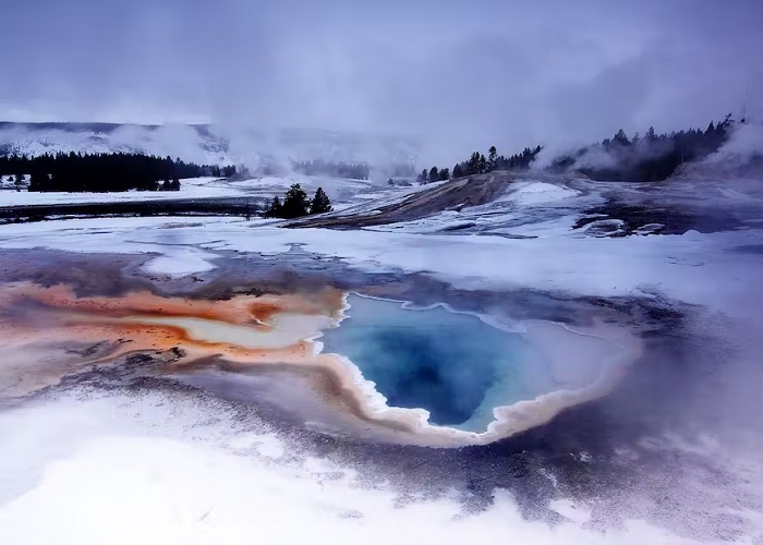 Vườn quốc gia Yellowstone, Wyoming - Những điểm đến mùa đông ở Bắc Mỹ