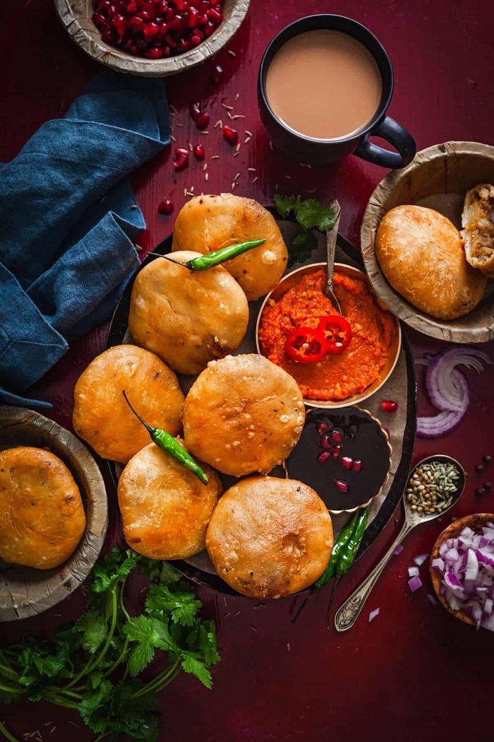 Pyaaz kachori là một món ăn nhẹ ở Jaipur - món ăn ngon tại Jaipur 
