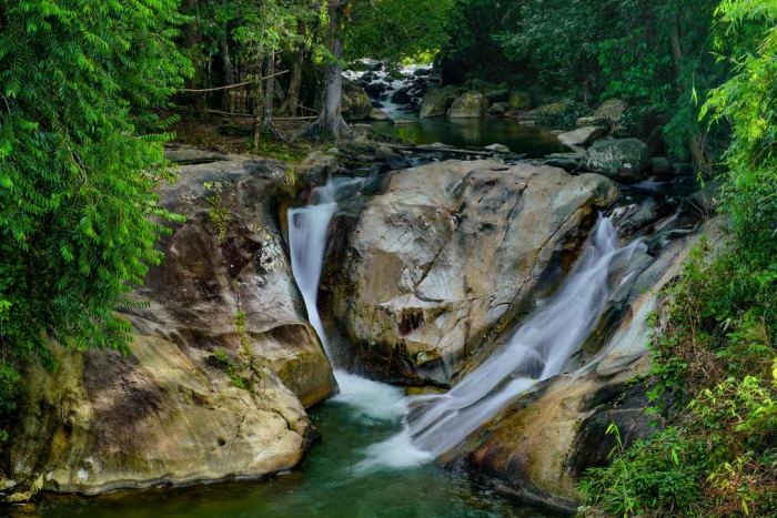 Dak Nong Granite waterfall