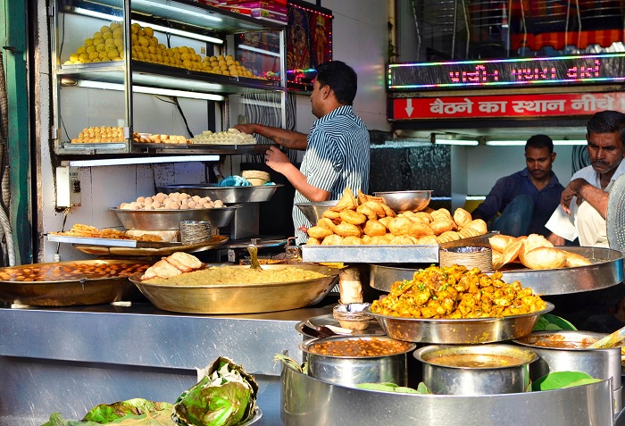 Một quán ăn ở Haridwar - du lịch Haridwar