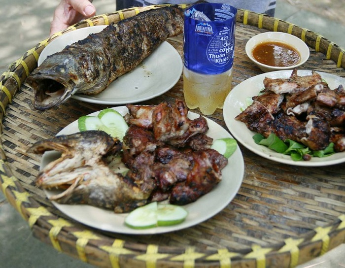 Ca Mau grilled snakehead fish specialty