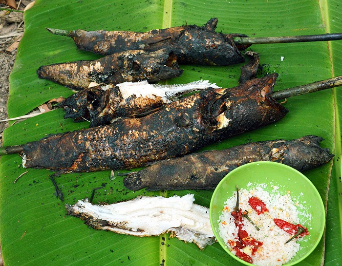 Ca Mau grilled snakehead fish specialty
