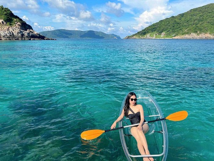 chèo thuyền kayak ở Côn Đảo thú vị