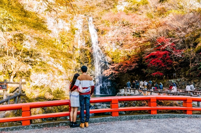 Công viên Minoo là điểm ngắm lá mùa thu đẹp ở Nhật Bản