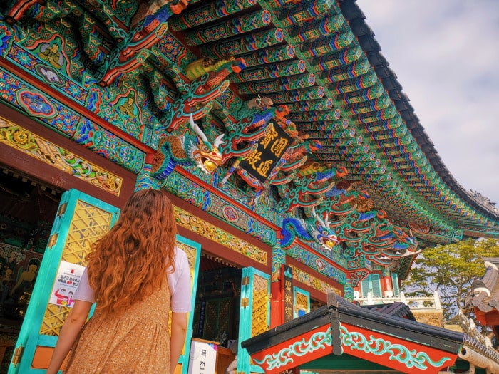 Đền Hyangiram - địa điểm ngắm bình minh ở Hàn Quốc