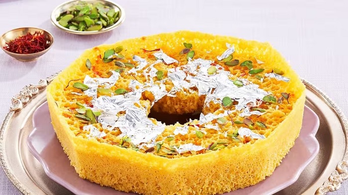 Rabri Ghevar - món ăn ngon tại Jaipur 