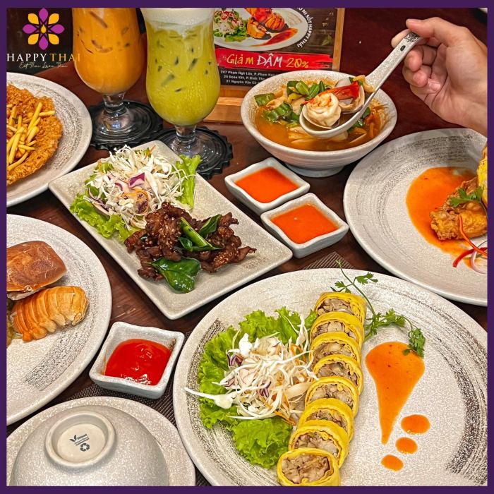 đồ ăn Happy Thai Dalat  quán ăn Thái Lan ở Đà Lạt 